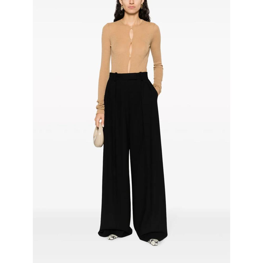 ribbed-knit button-up bodysuit 2