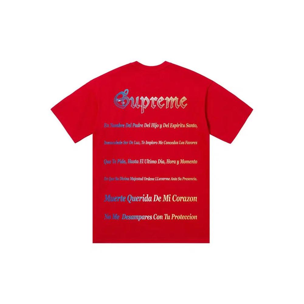 Футболки с коротким рукавом Supreme Grim Reaper Tee 'Red' 2