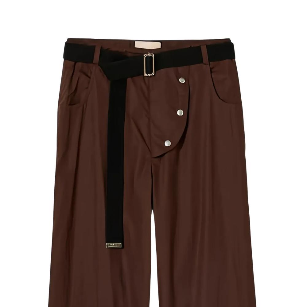 Light Parachute belted trousers 2