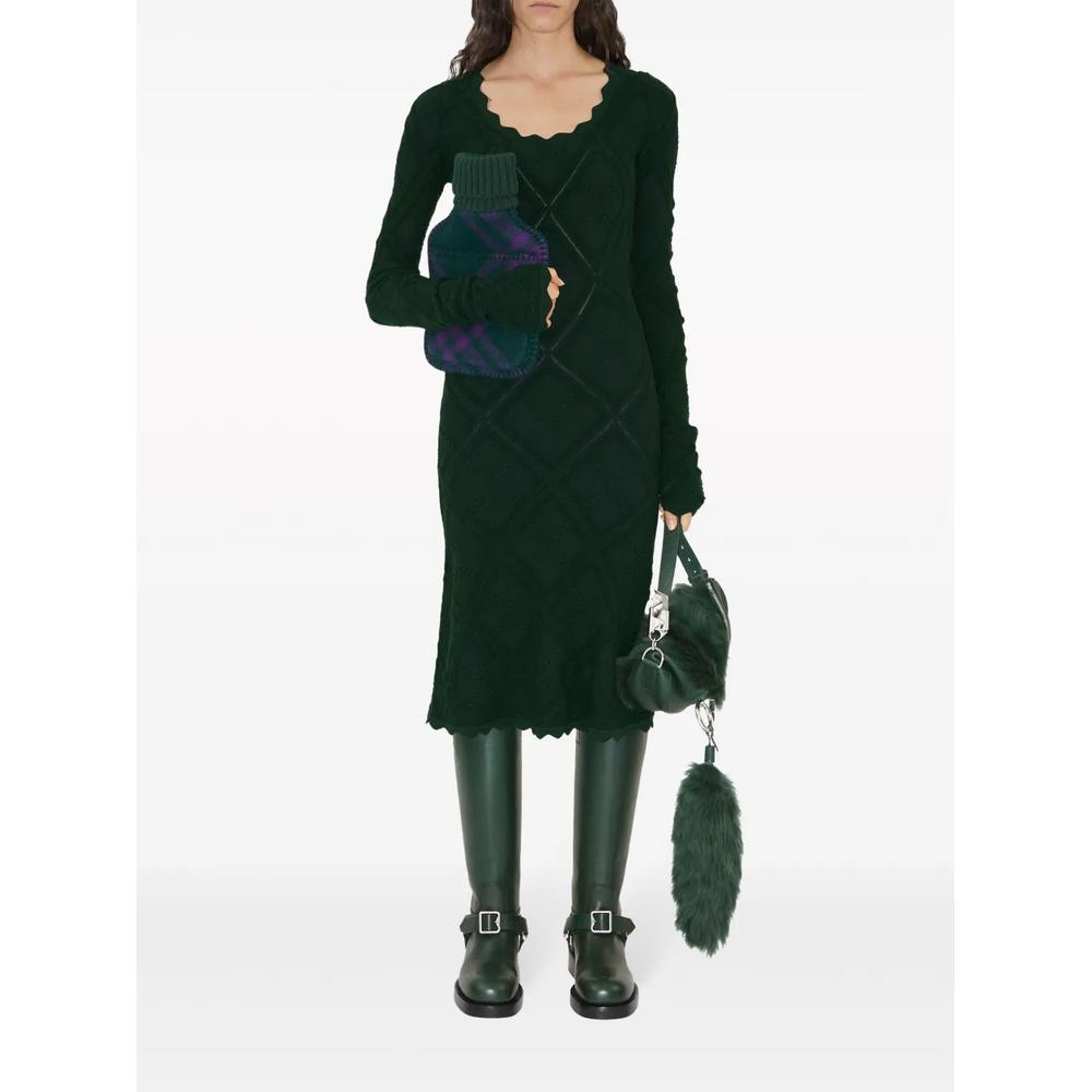 Aran long-sleeve knitted dress 2