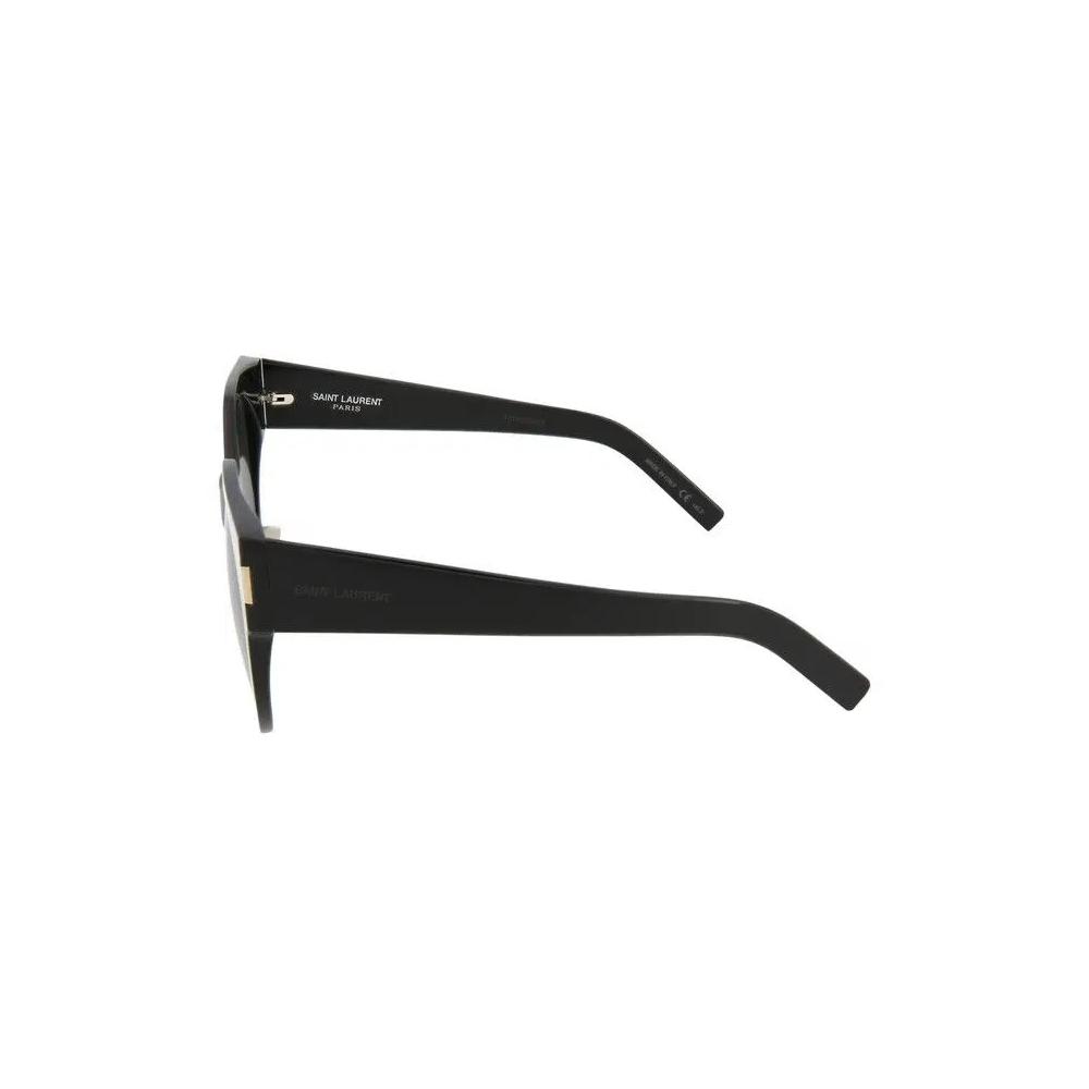 Saint Laurent круглые солнцезащитные очки «Черный» 2
