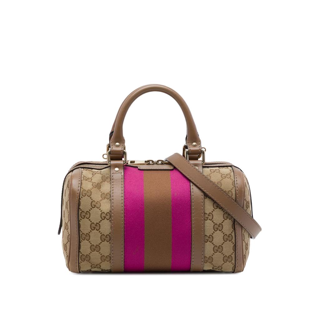 2016-2026 Small GG Canvas Web Joy Boston Bag satchel 1