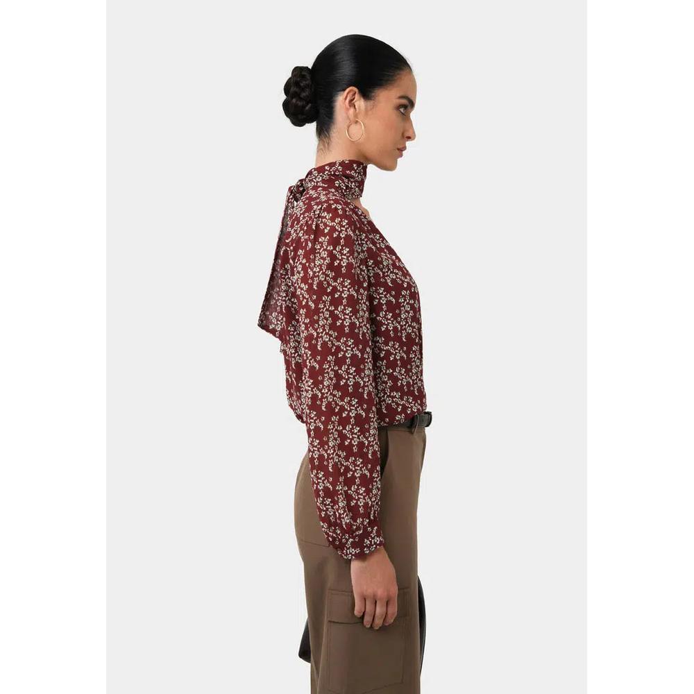 Блузка Rema Floral Tie 4