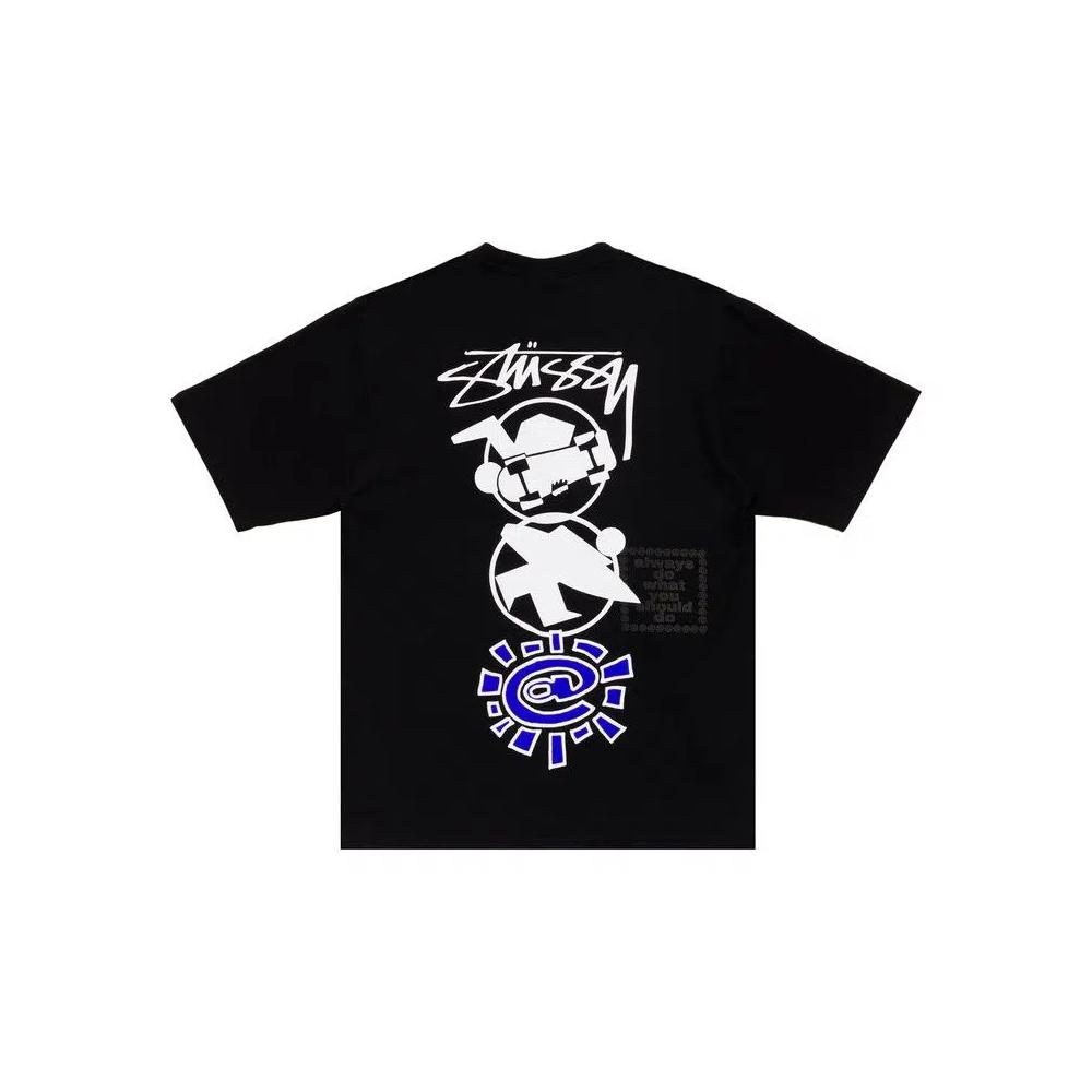 Футболки Stussy x Always Stack Tee 'Black' 2