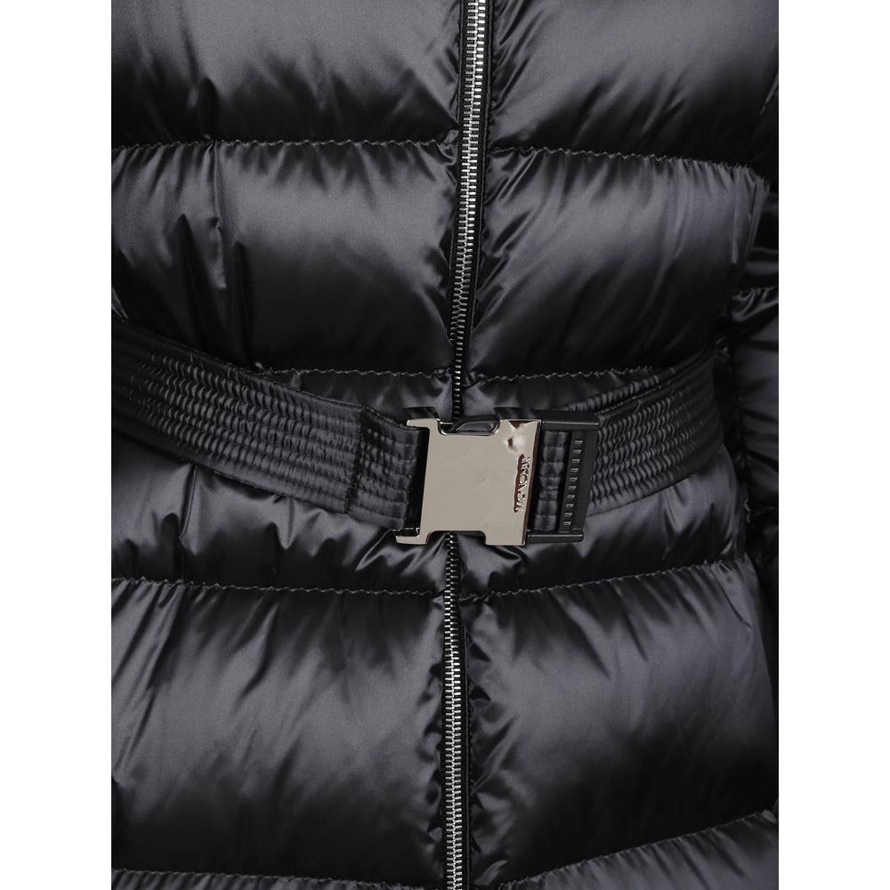 belted fur-trim coat 3
