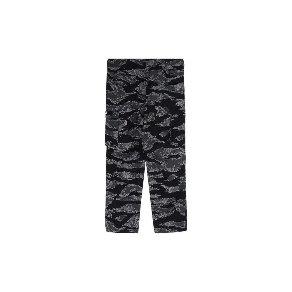 BAPE Tiger Camo Relaxed Fitilitary Pants 'Черный' 2