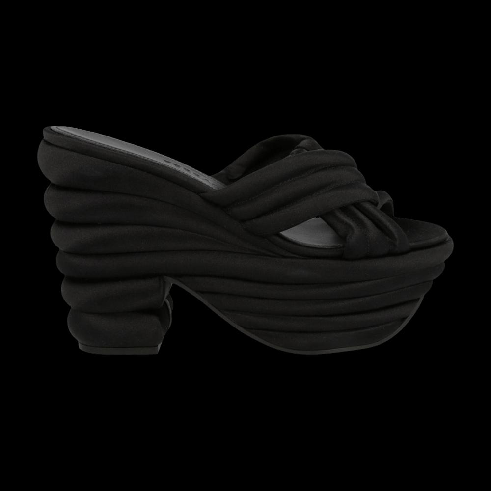Кроссовки Wmns Ferragamo Rey Platform Sandal 'Black' 1