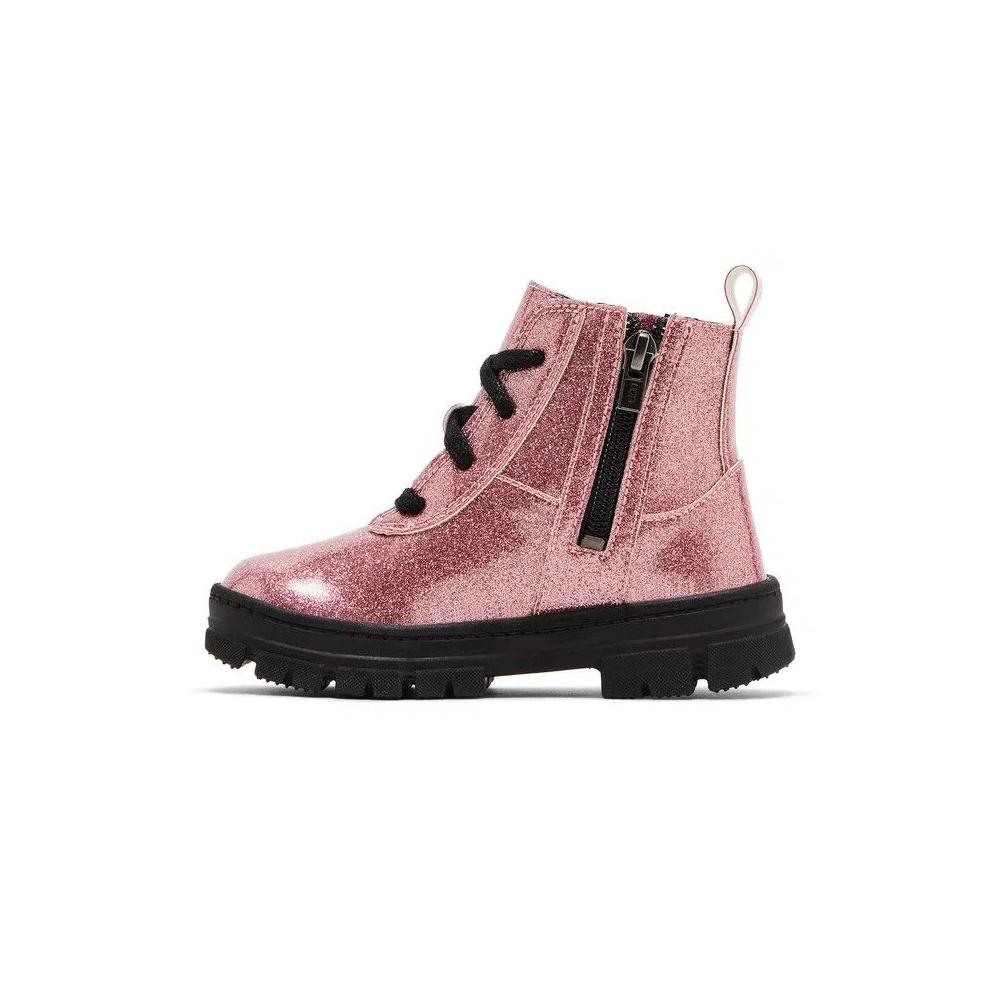 Ботинки UGG Ashton Lace Up Boot Toddler 'Glitter Pink' 3