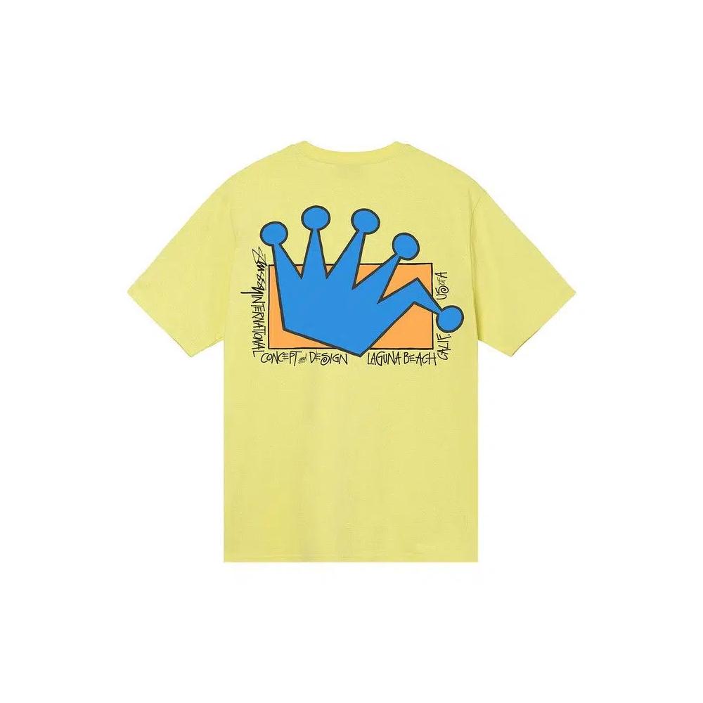 Футболки Stussy LB Crown Tee 'Yellow' 2