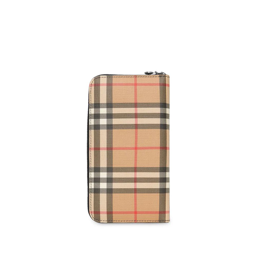 Кошелек в клетку Vintage Check с круговой молнией 2