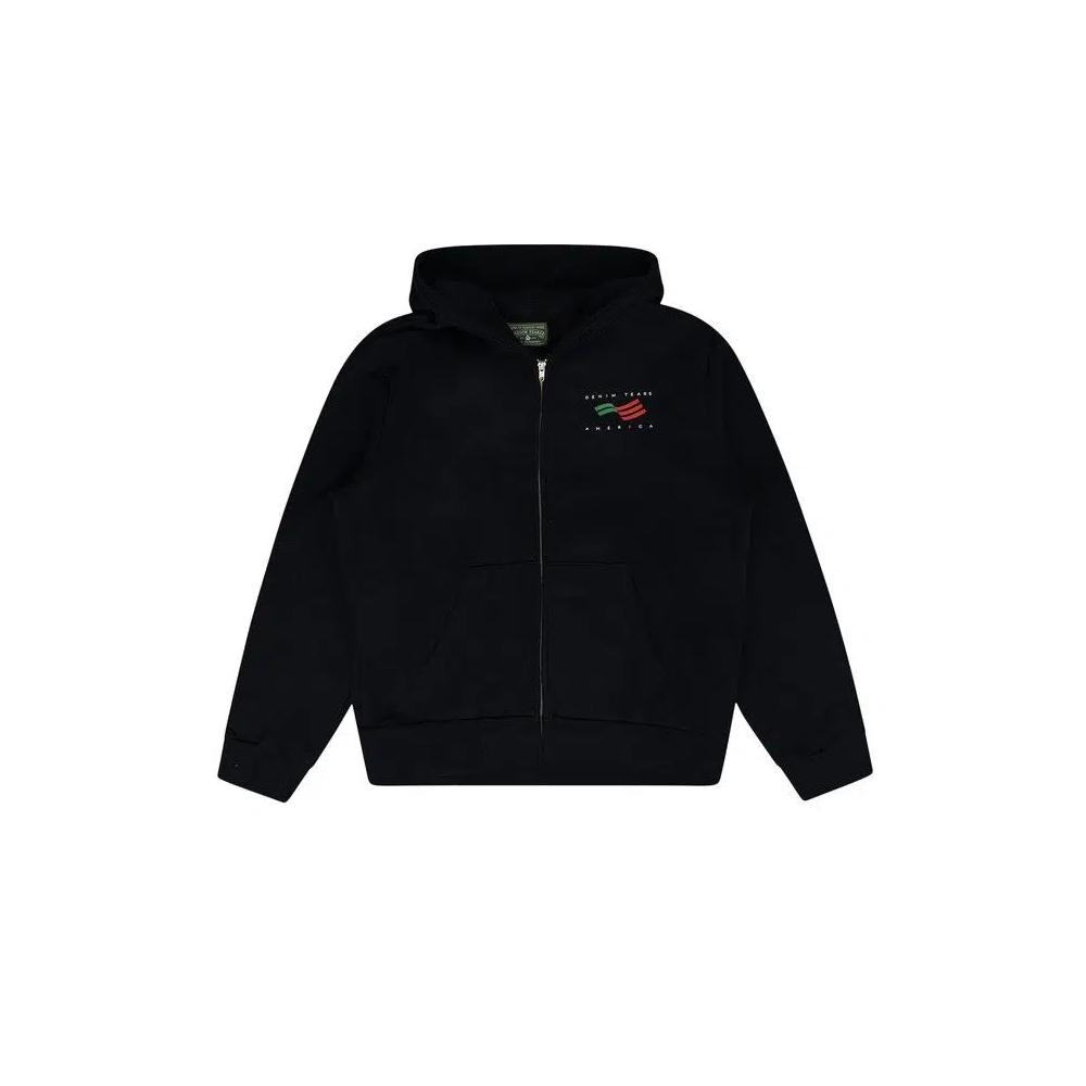 Зип-худи Denim Tears Ellis Tears Zip Hoodie 'Black' 1