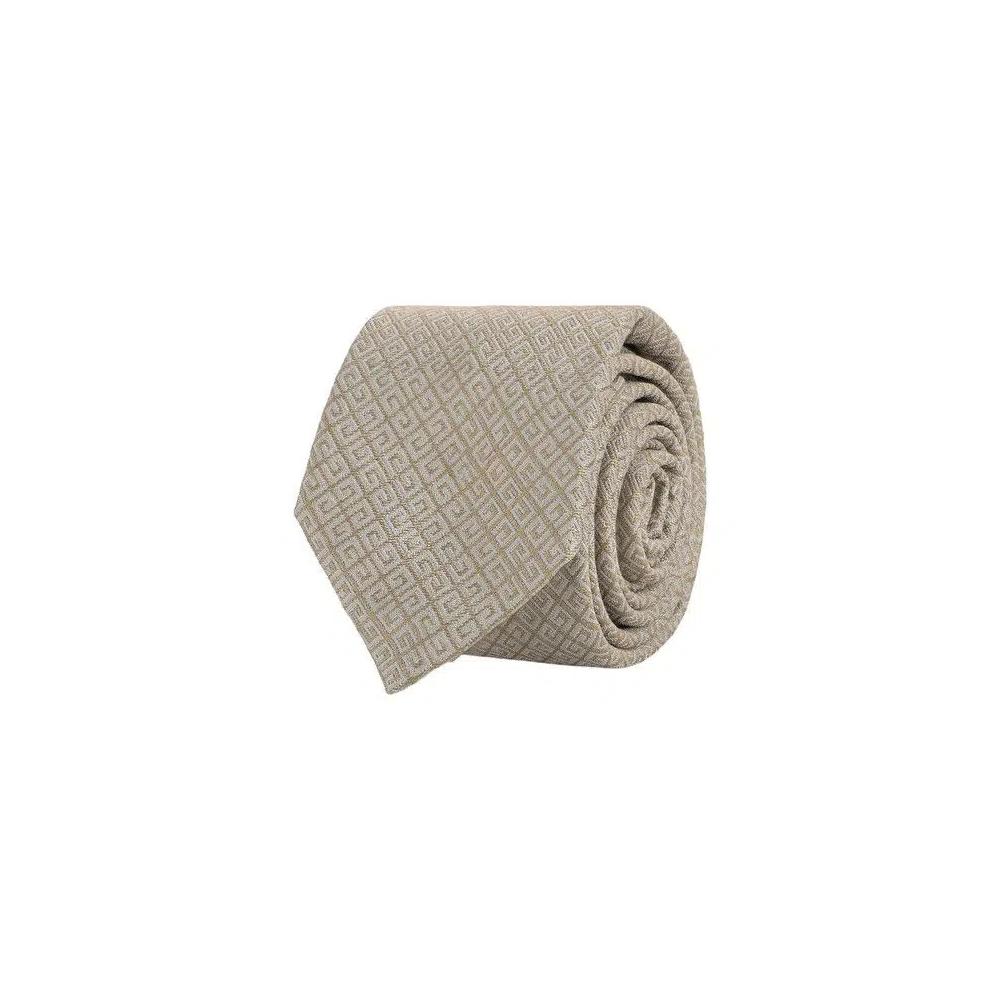 Разное Givenchy 4G Silk Tie 'Бежевый' 1