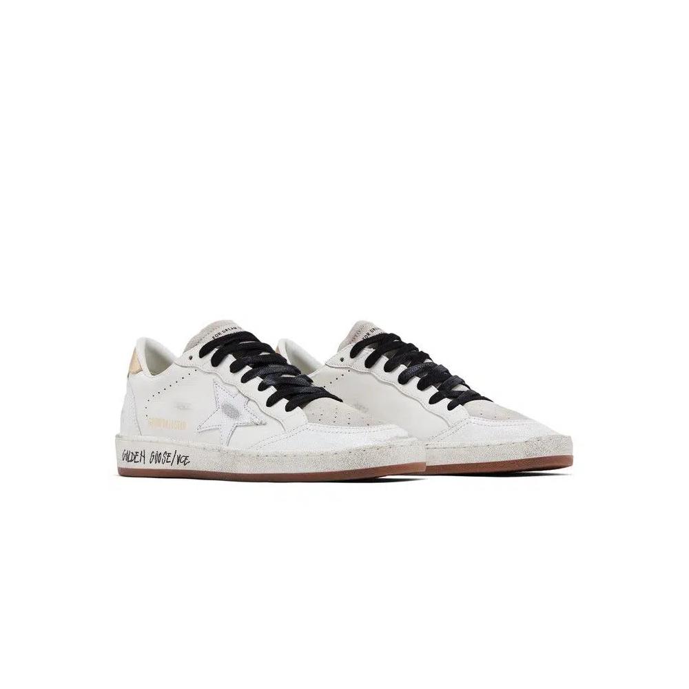 Кроссовки Golden Goose Wmns Ball Star 'White Silver Gold' 8