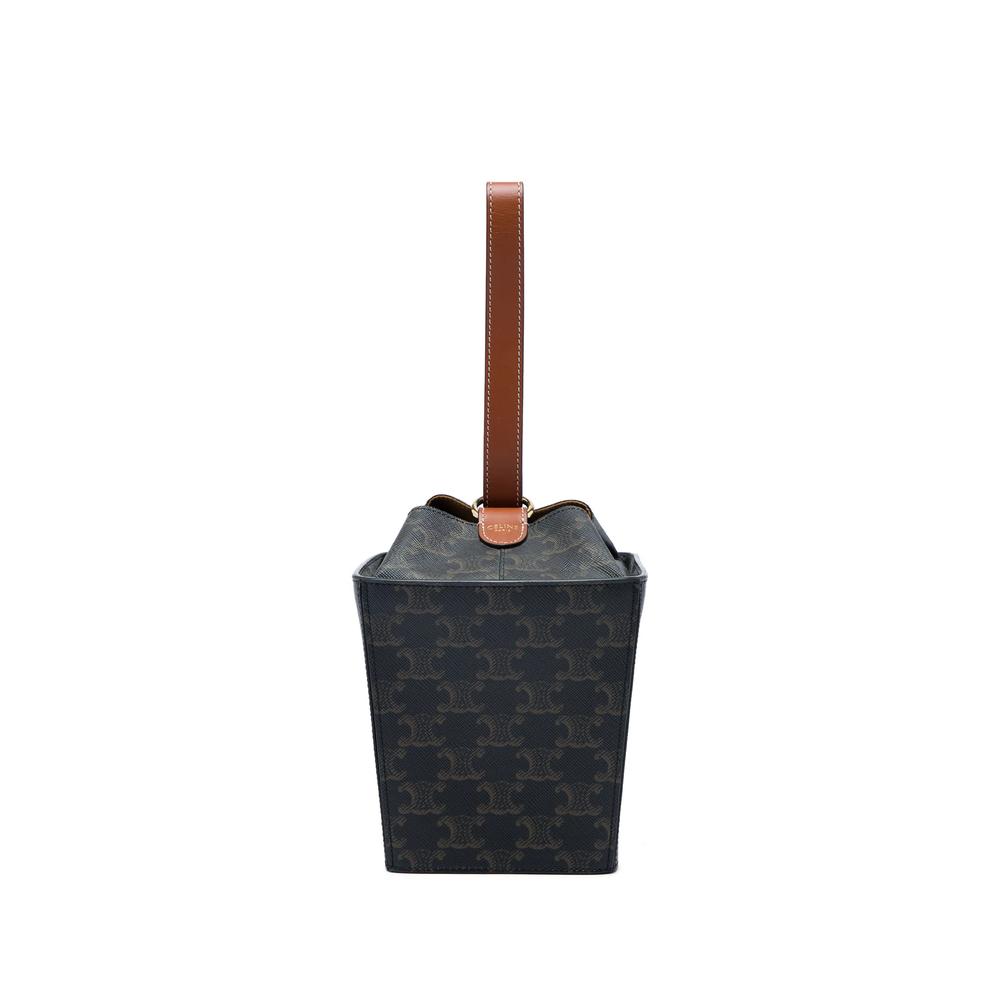 2021 Triomphe Coated Canvas Strap Box Bag handbag 1
