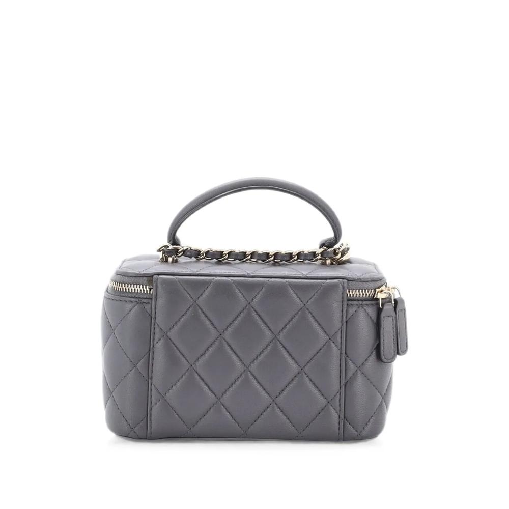 Маленькая сумка через плечо Classic Top Handle Vanity Case с цепочкой 2