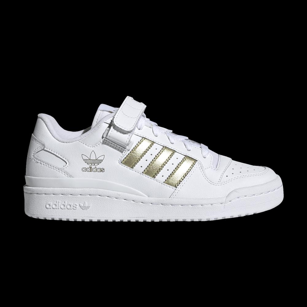 Кроссовки Adidas Wmns Forum Low 'White Gold Metallic' 1