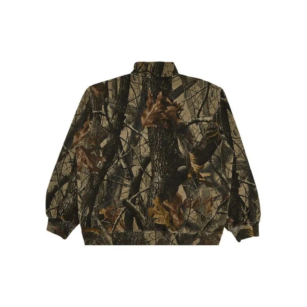 Полузастежки Supreme Small Box Half Zip Пуловер 'Realtree Hardwoods Camo' 2