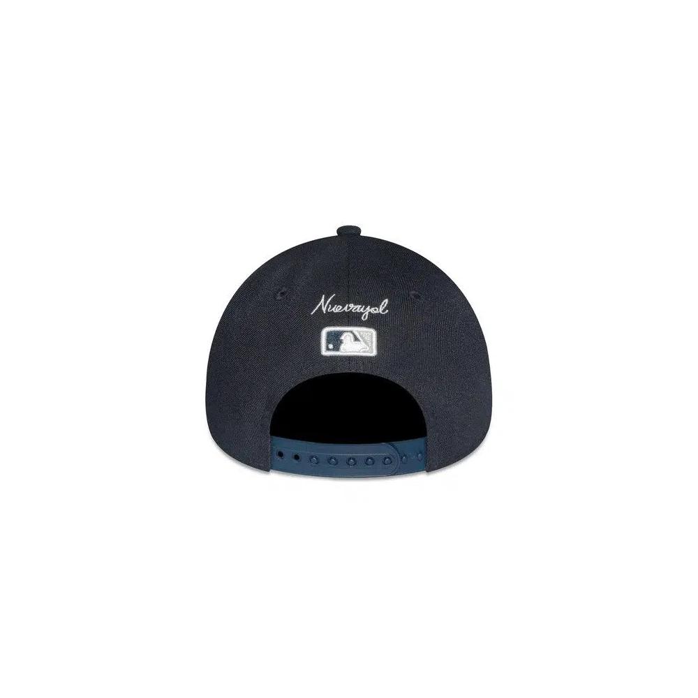 Бейсболка FRSH Company x Bad Bunny New York Yankees 9FORTY Adjustable Hat 'Navy' 2