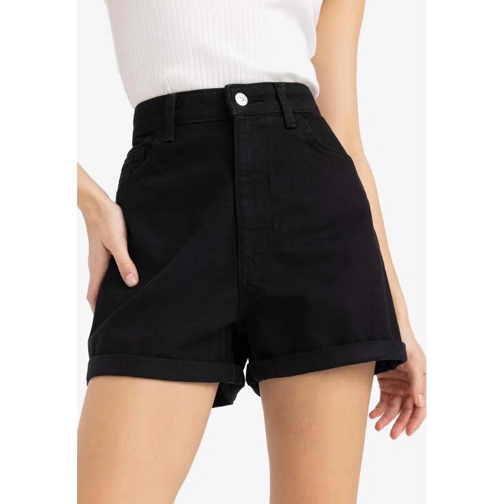 Джинсовые шорты с высокой талией, фасон Mom Fit 5