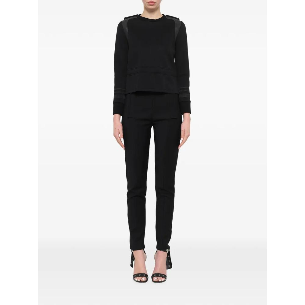 Толстовка с кожаными деталями 2