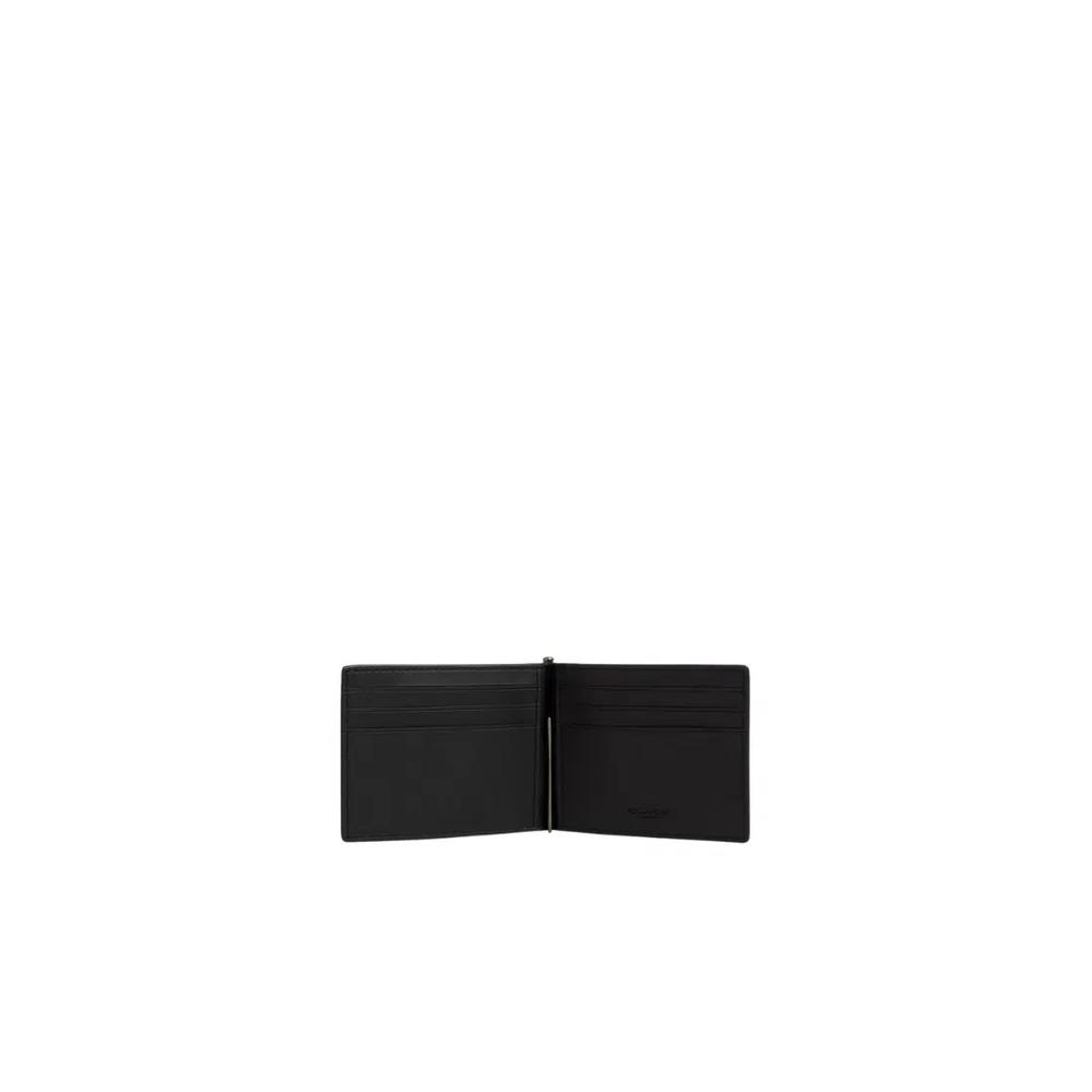 Тонкий зажим для денег Coach Slim Money Clip Wallet Billfold в цвете Tan Black CY059 2