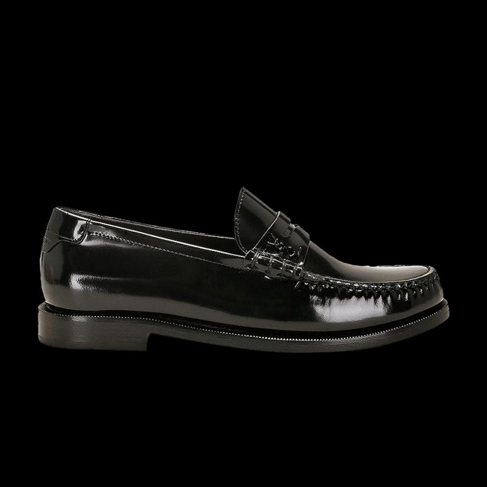 Кроссовки Saint Laurent Wmns Le Loafer Penny Slippers «Чёрный» 1