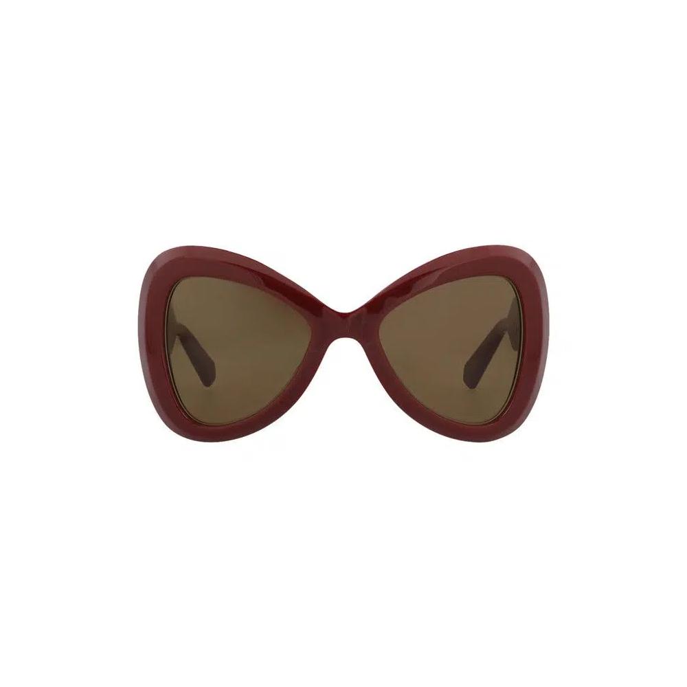 Солнцезащитные очки Valentino в кошачьей оправе из ацетата 'Bordeaux/Brown' 1
