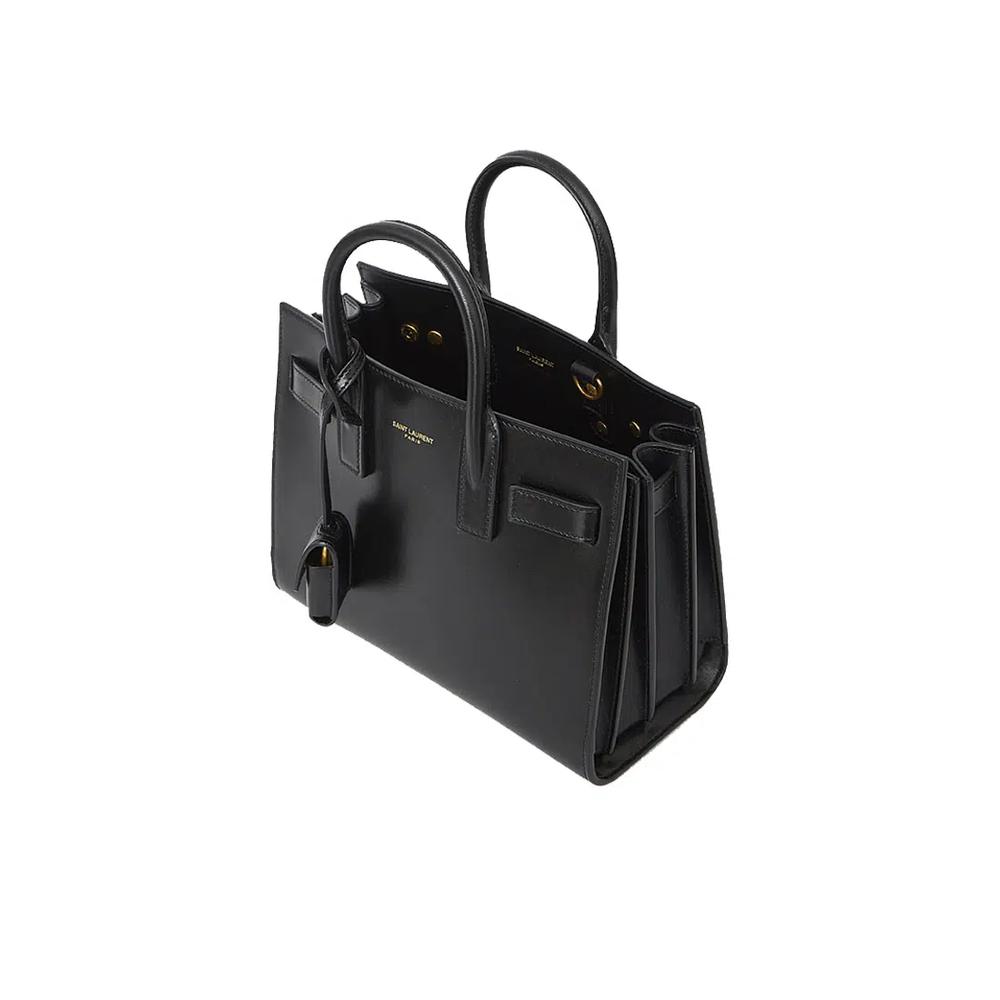 YSL Sac De Jour Nano из телячьей кожи, черный 39203502G9W 4