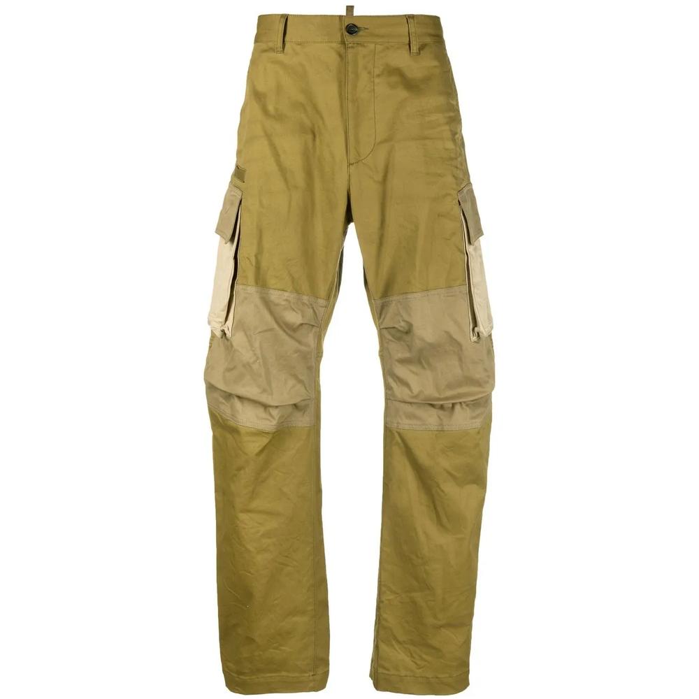 logo-print cargo trousers 1