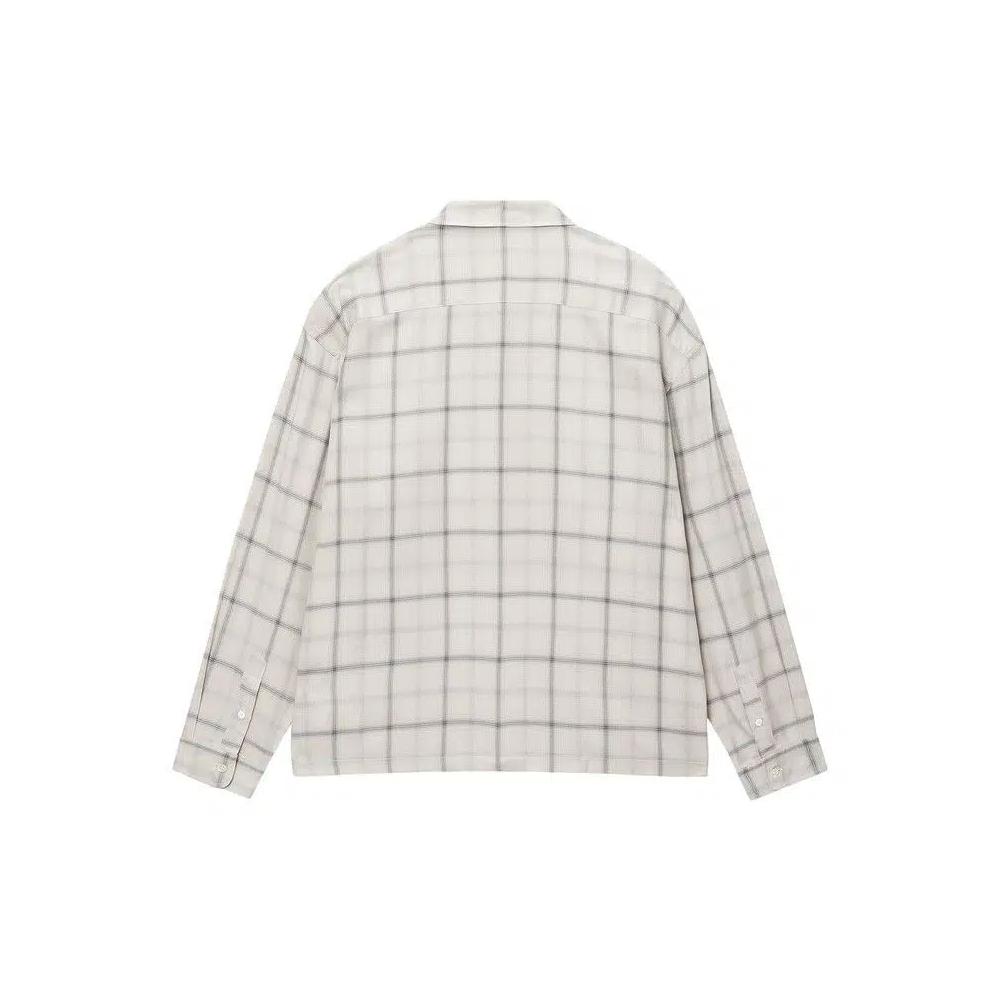 Рубашки на пуговицах Stussy Shadow Plaid Rayon Shirt 'Natural' 2