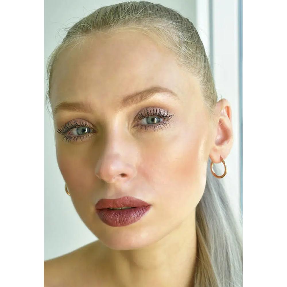 Luscious Hoop Золотые Многослойные Серьги 2