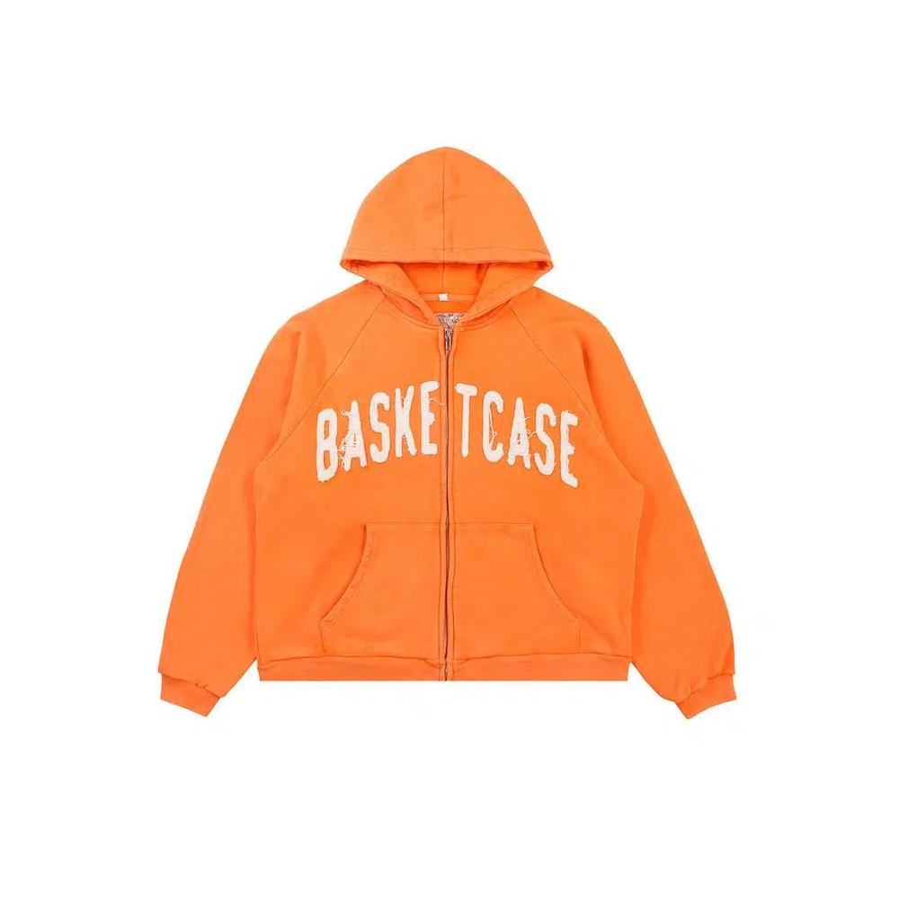 Толстовка на молнии Basketcase Gallery Dweller Zip Up Hoodie 'Orange' 1