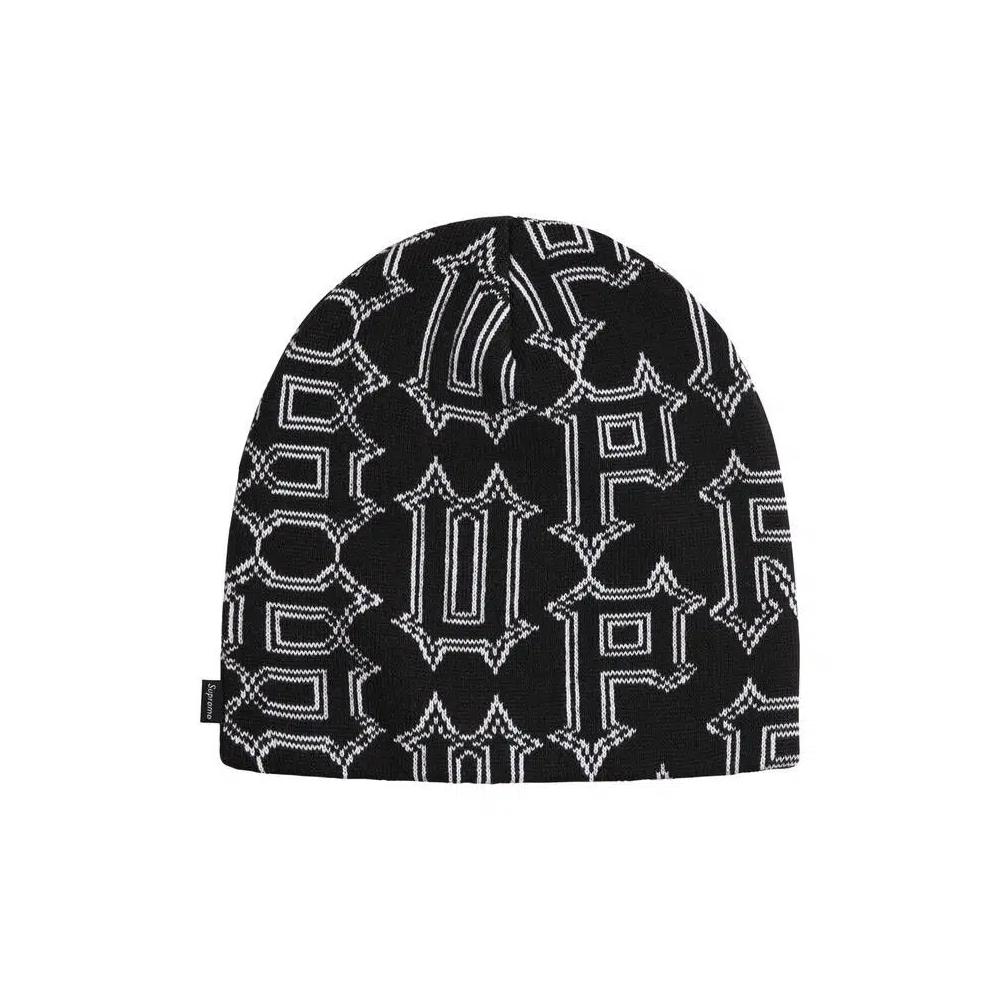 Шапки-бини Supreme Spike Beanie 'Black' 1