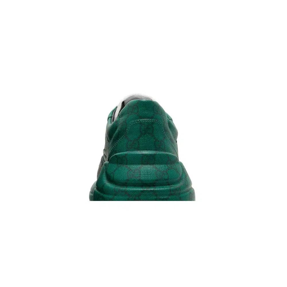 Кроссовки Gucci GG Rhyton 'Green Black Monogram' 7
