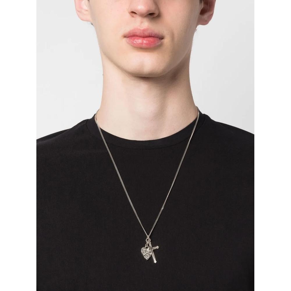 cross and arabesque heart pendant 2