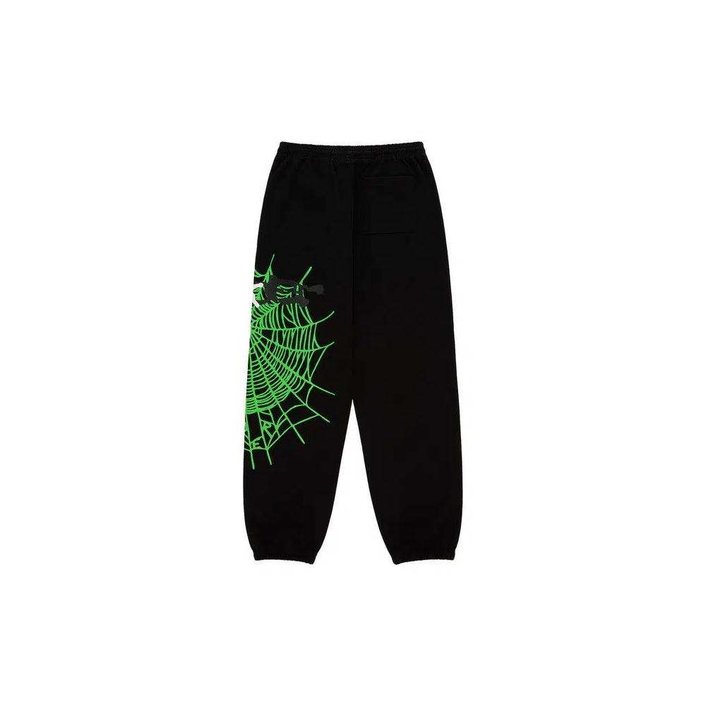 Спортивные штаны Sp5der Heavy Web Sweatpant 'Black' 2