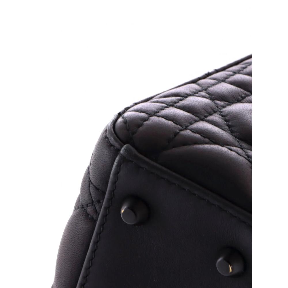 Ultra Matte Lady Dior Chain Bag Cannage Quilt Calfskin Mini shoulder bag 5