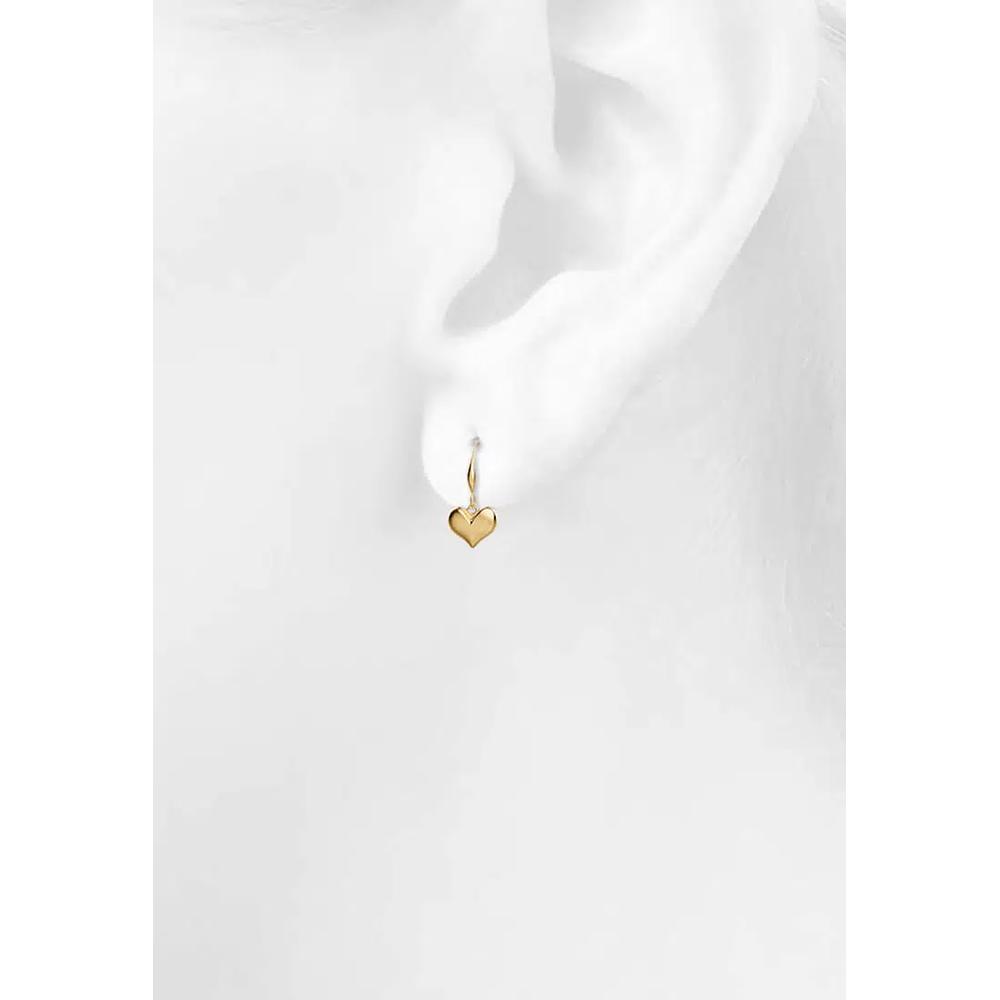 Серьги-подвески Loyal Heart Dangle Gold Layered 3