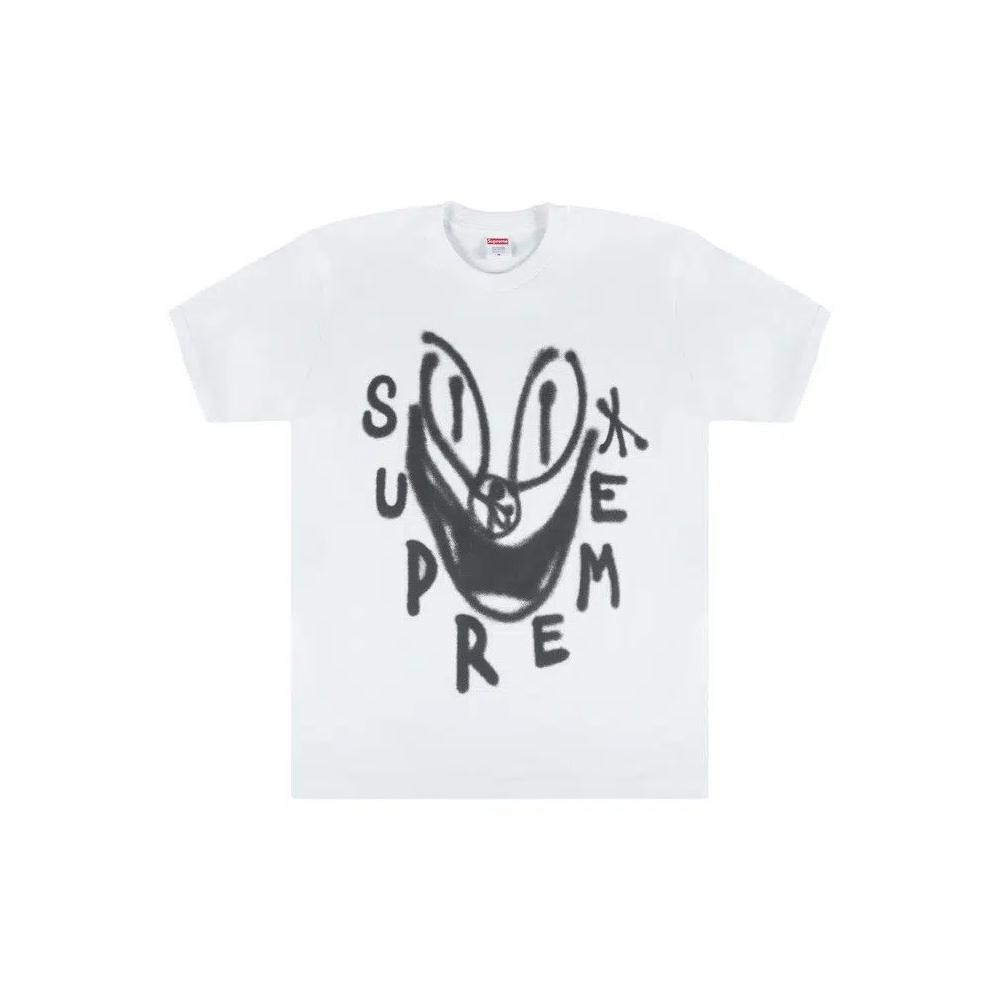 Футболки Supreme Smile T-Shirt 'White' 1