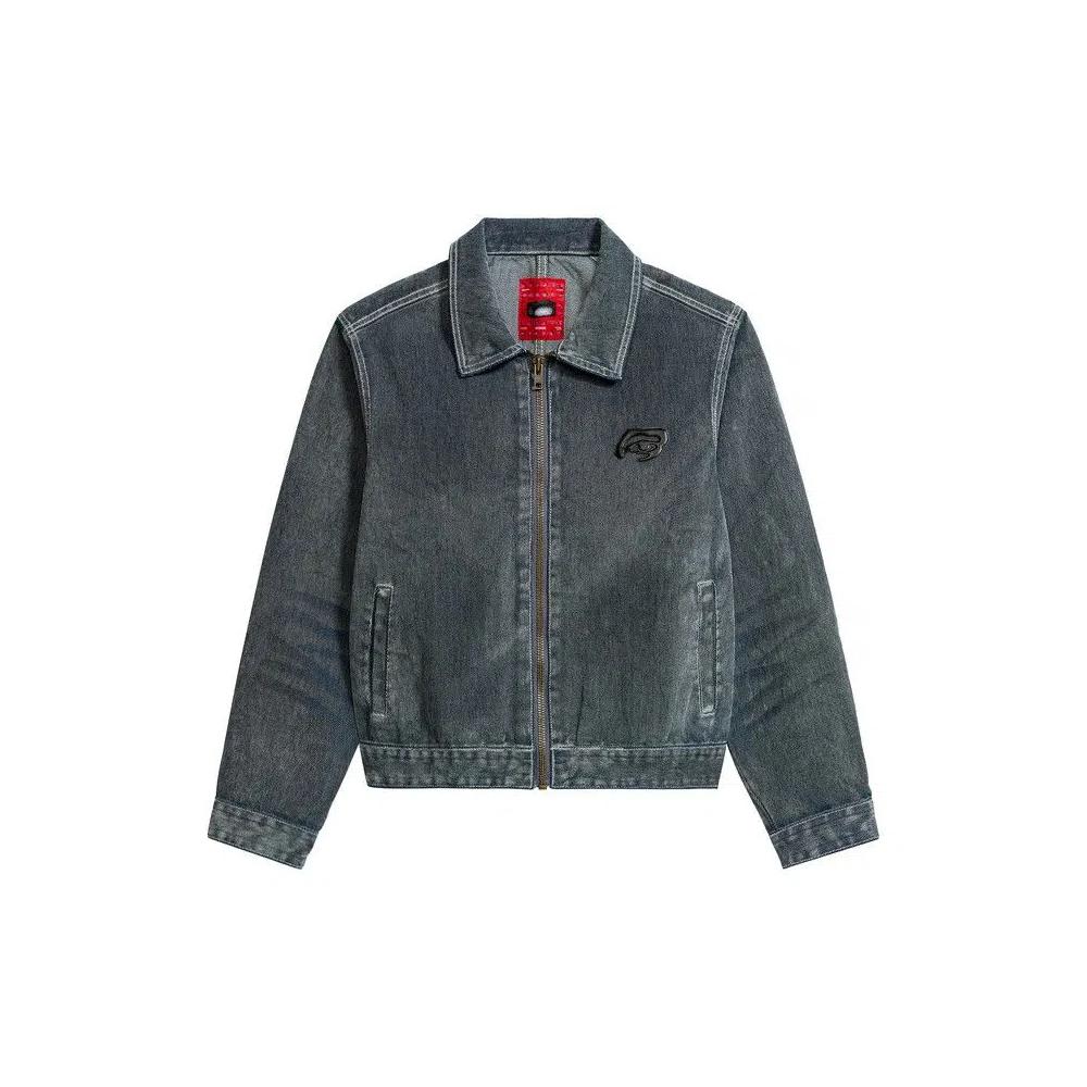 Куртки KidSuper Flocked Work Jacket «Серый в стирке» 1