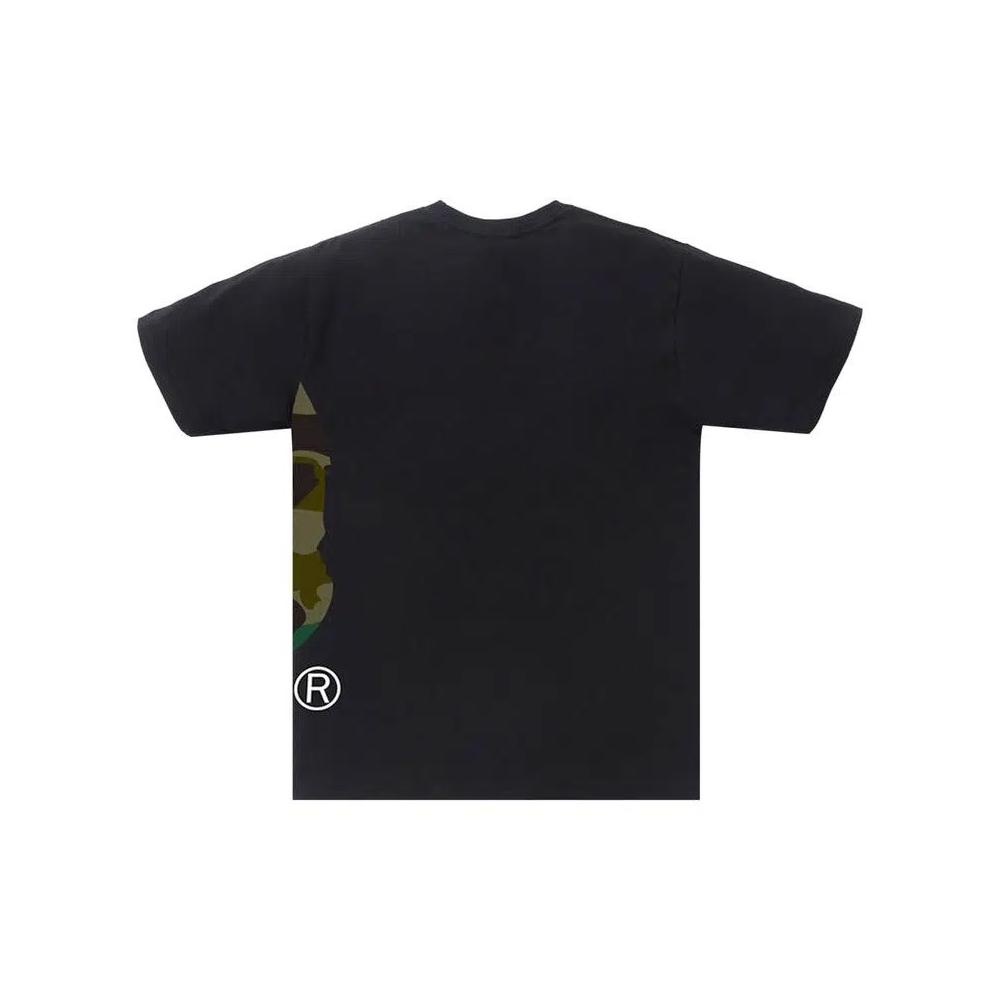 Футболки BAPE 1st Camo Side Big Ape Head Tee 'Черный/Зеленый' 3