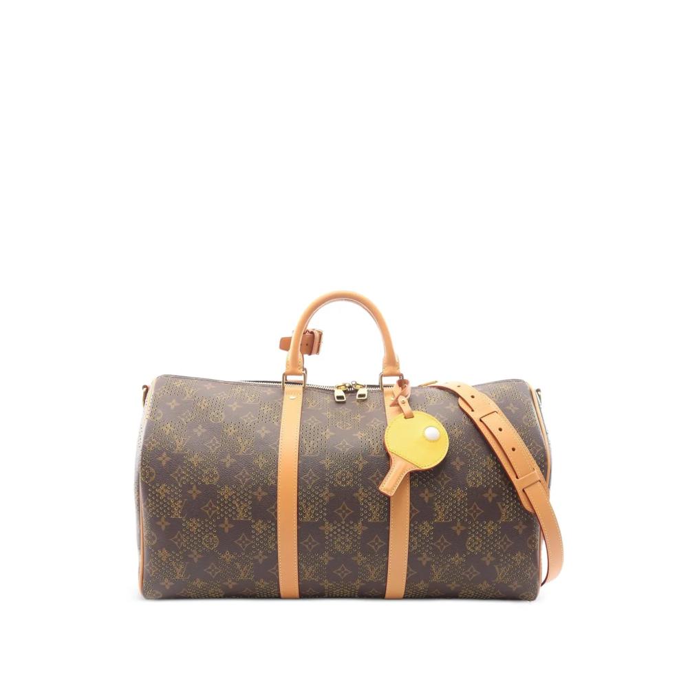 Сумка Keepall Bandoulière 50 Monogram с перфорацией (2021 год) 1