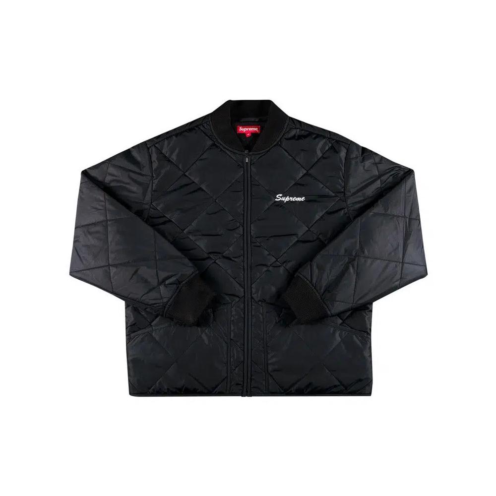 Куртки Supreme Quit Your Job Quilted Work Jacket 'Черный' 1