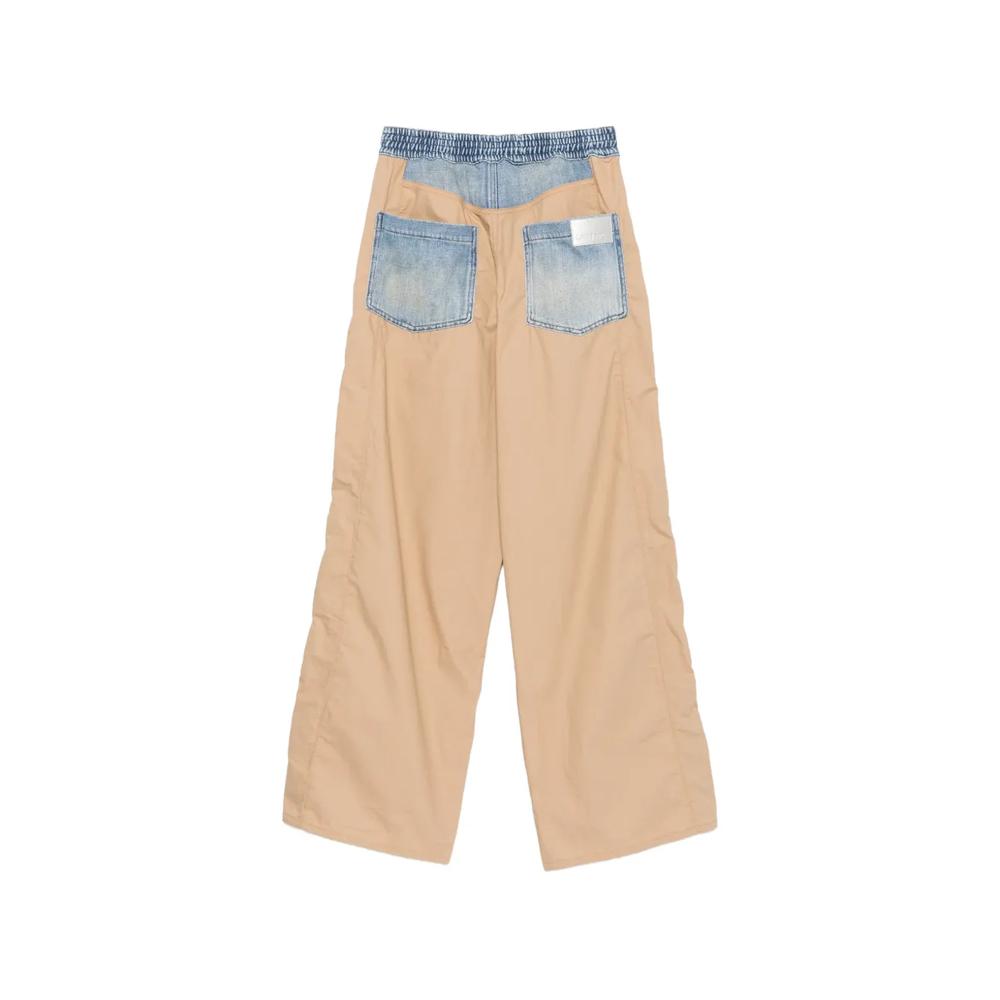 panelled wide-leg jeans 2