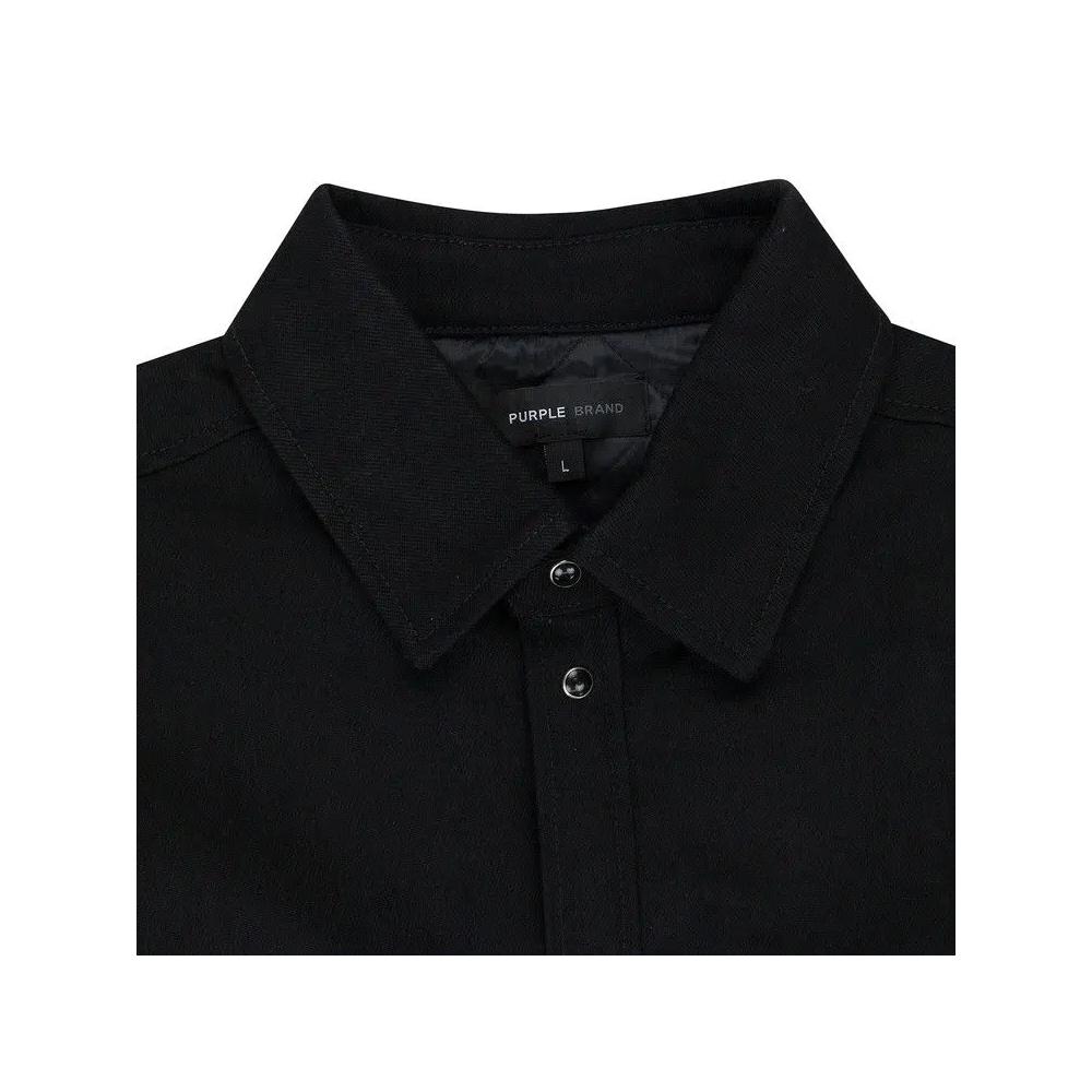 Верхняя одежда PURPLE BRAND Padded Western Jacket 'Black' 3