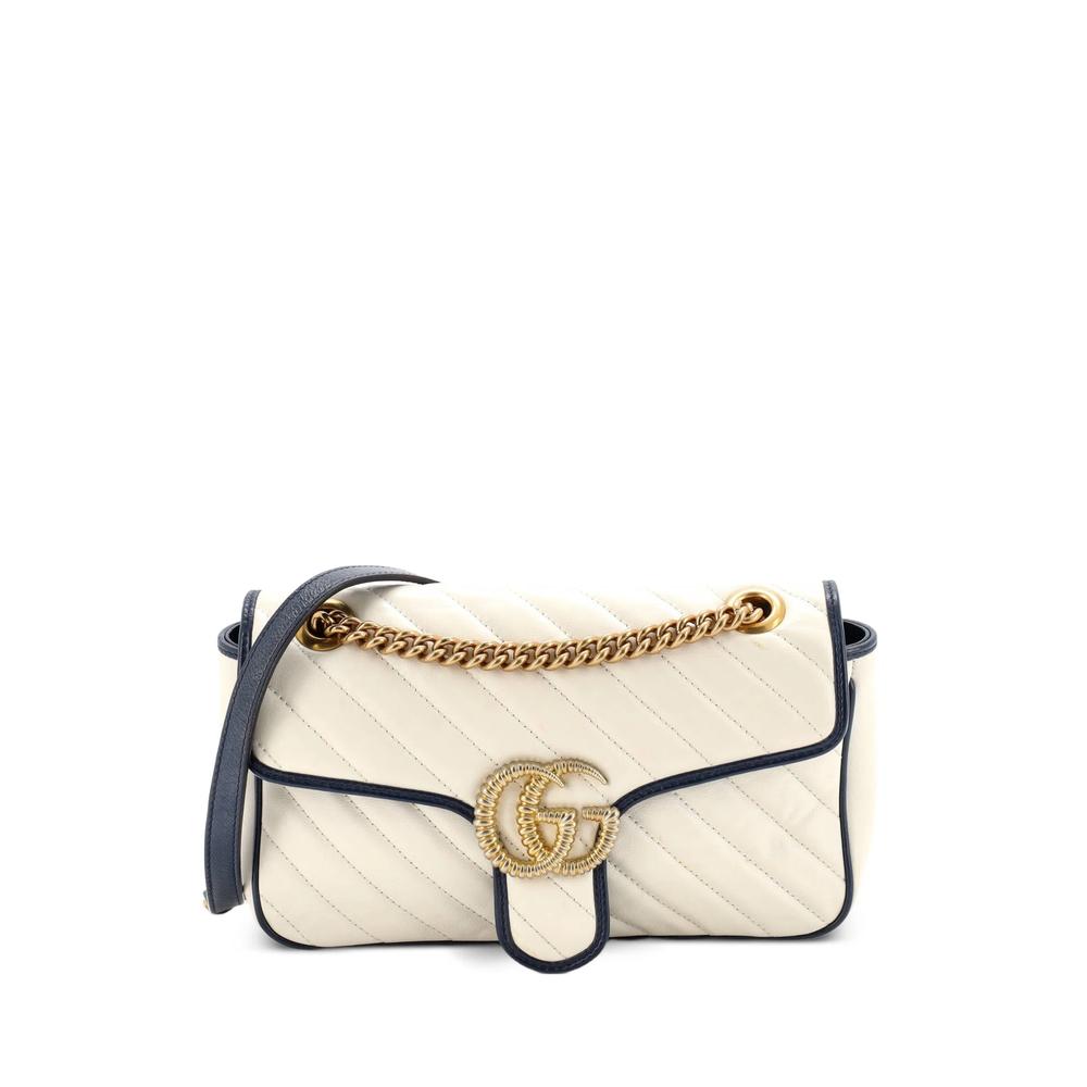 Маленькая сумка через плечо GG Marmont Flap Bag Diagonal Quilted 1