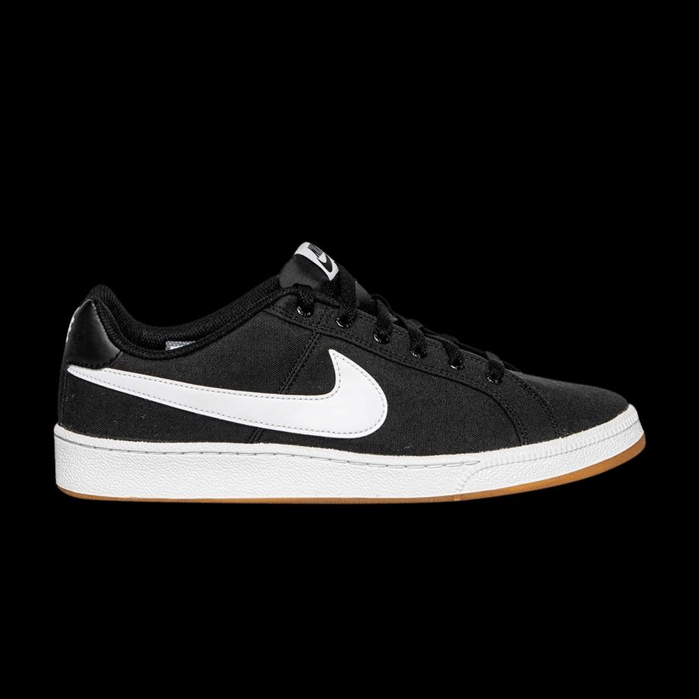Кроссовки Nike Court Royale Canvas 'Black White' 1