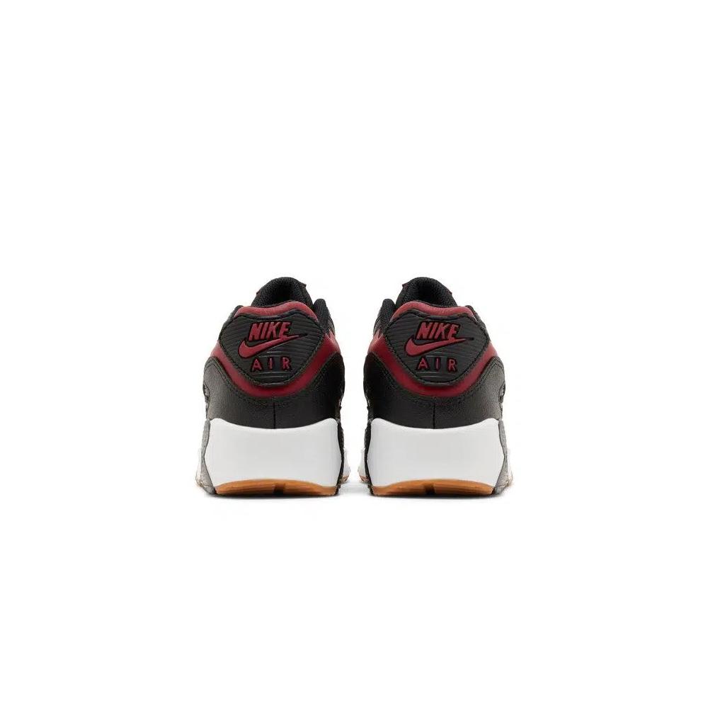 Кроссовки Nike Air Max 90 Leather GS 'Black Team Red' 6