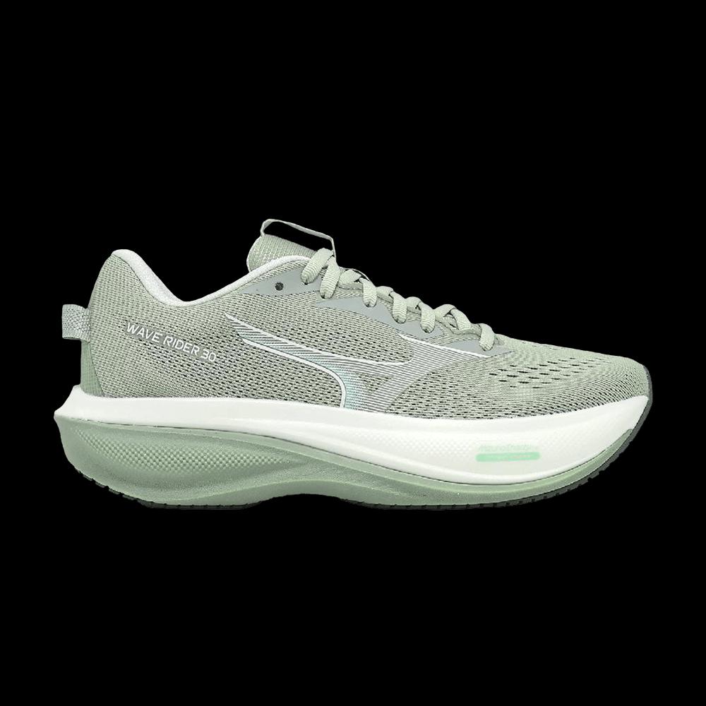 Беговые кроссовки Mizuno Wmns Wave Rider 30 'Green White' 1