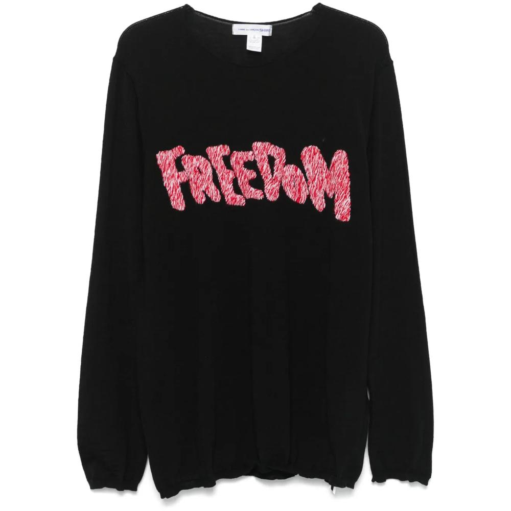 Свитер с вышивкой Freedom 1